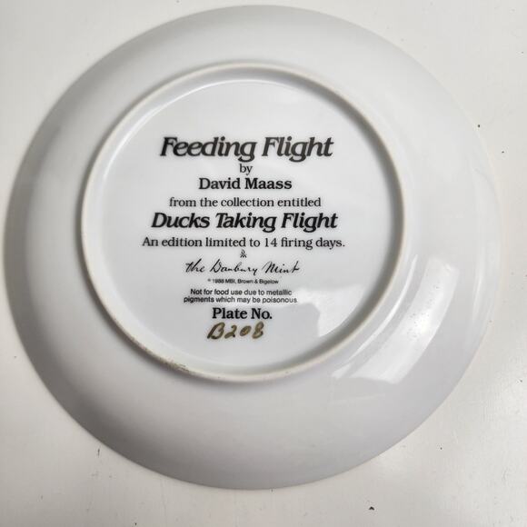 Last Of The Season by David Maass 1988 The Danbury Mint 2 Collectors Plates - Picture 5 of 8